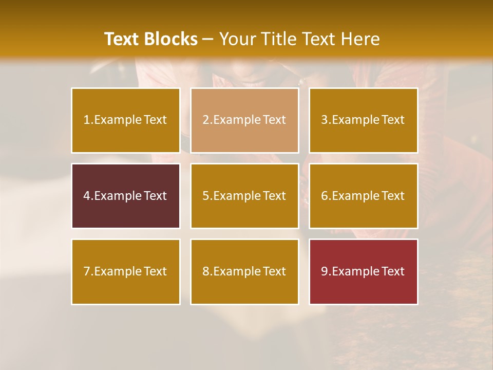 A Woman Covering Her Face In Front Of A Man PowerPoint Template