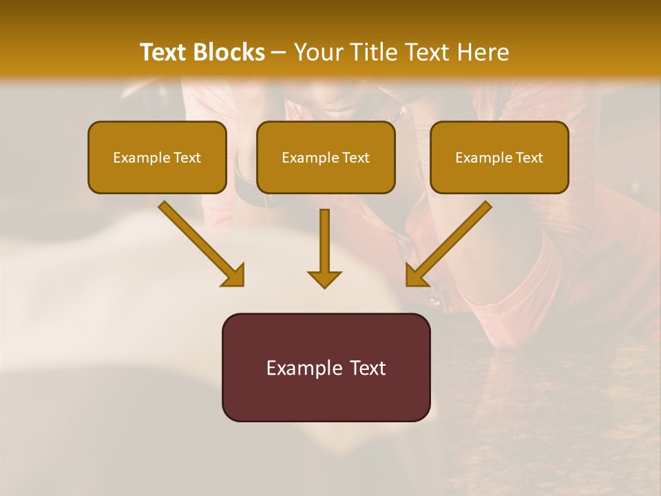 A Woman Covering Her Face In Front Of A Man PowerPoint Template