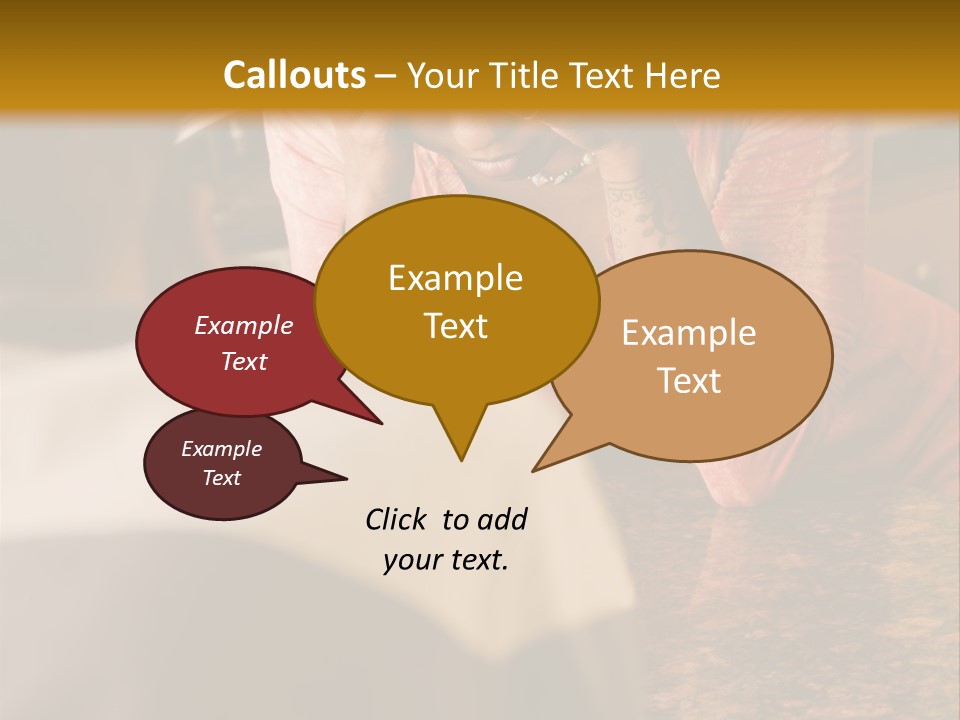 A Woman Covering Her Face In Front Of A Man PowerPoint Template