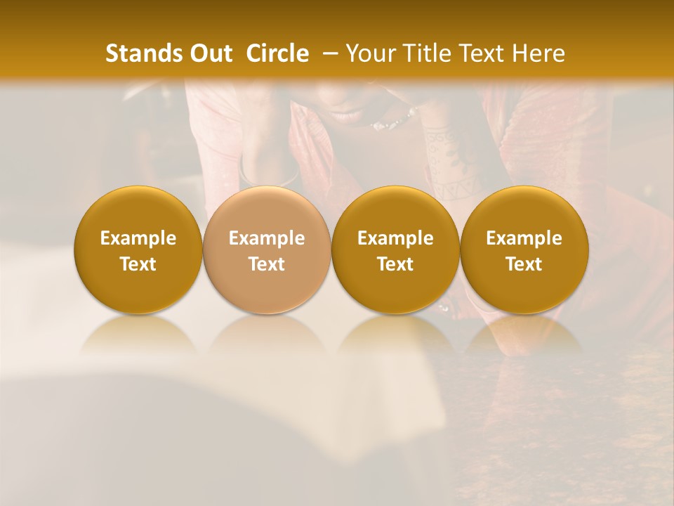 A Woman Covering Her Face In Front Of A Man PowerPoint Template