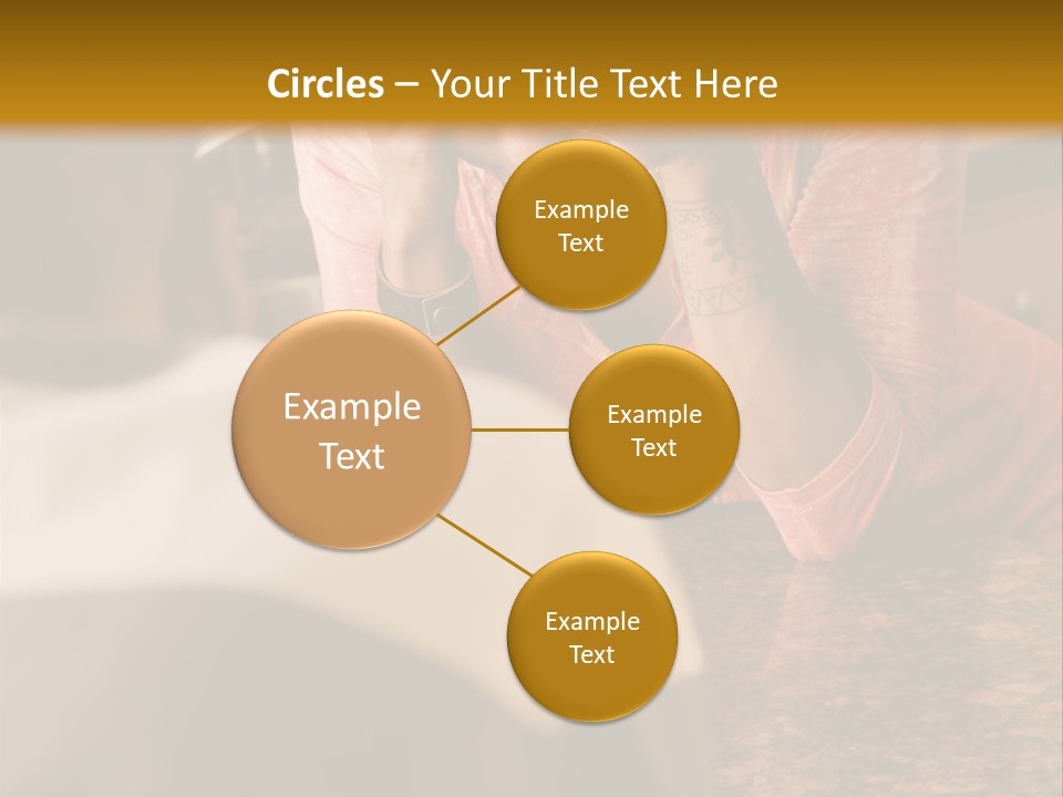 A Woman Covering Her Face In Front Of A Man PowerPoint Template