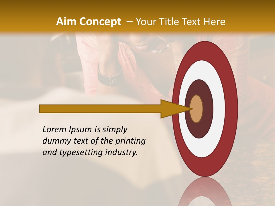 A Woman Covering Her Face In Front Of A Man PowerPoint Template