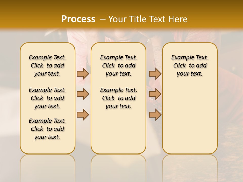 A Woman Covering Her Face In Front Of A Man PowerPoint Template