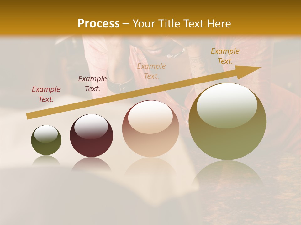 A Woman Covering Her Face In Front Of A Man PowerPoint Template