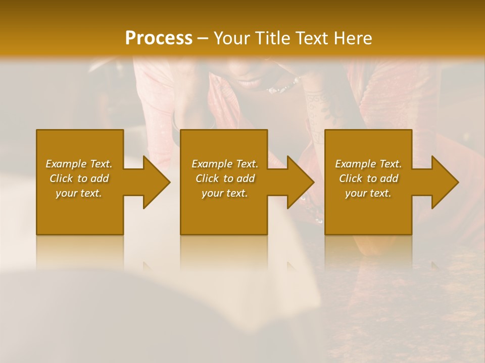 A Woman Covering Her Face In Front Of A Man PowerPoint Template