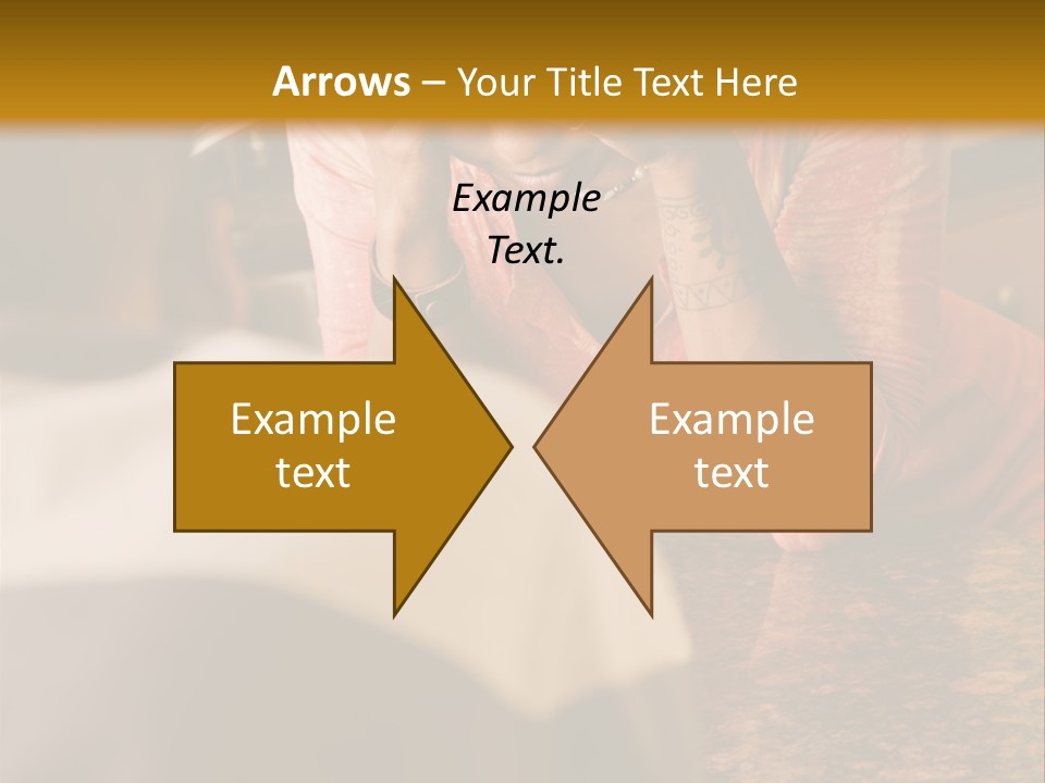 A Woman Covering Her Face In Front Of A Man PowerPoint Template