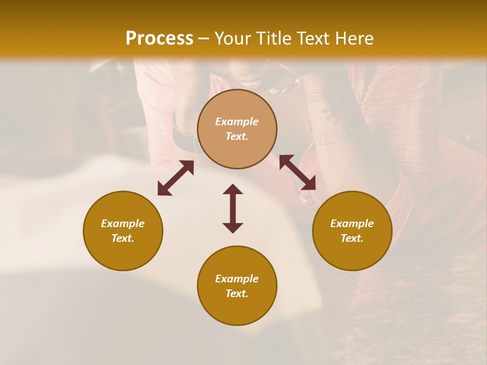 A Woman Covering Her Face In Front Of A Man PowerPoint Template