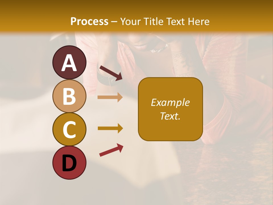 A Woman Covering Her Face In Front Of A Man PowerPoint Template