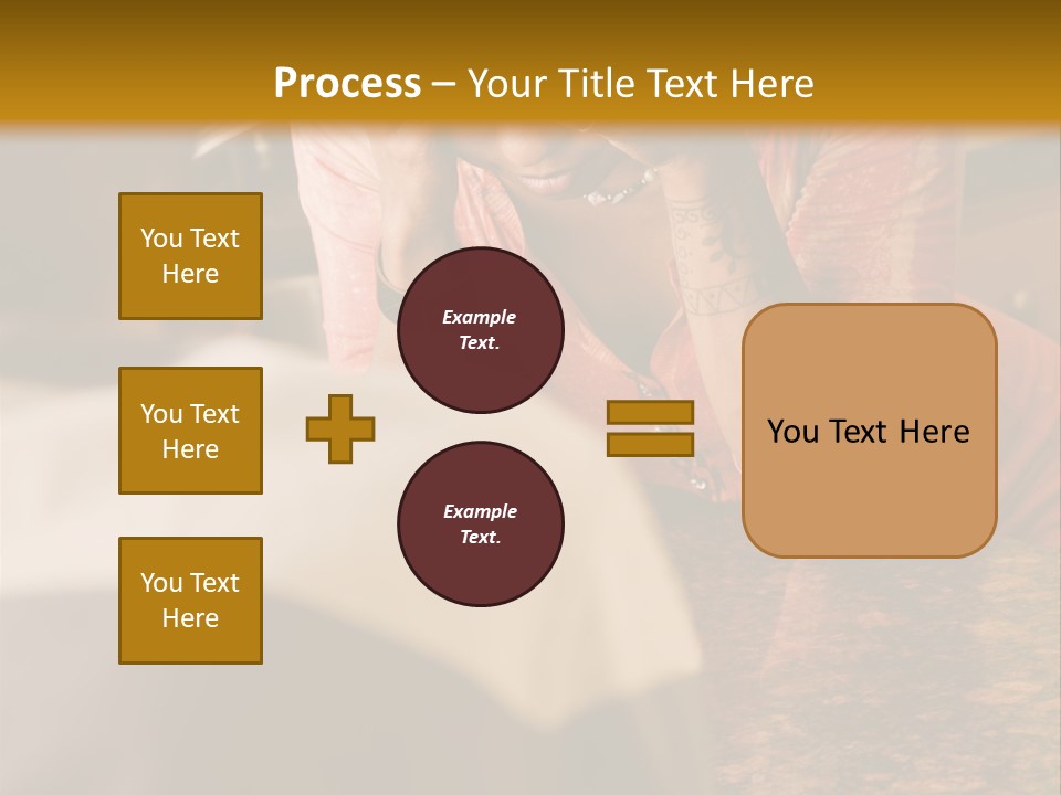 A Woman Covering Her Face In Front Of A Man PowerPoint Template