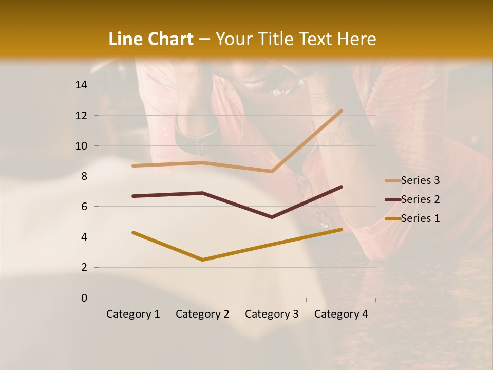 A Woman Covering Her Face In Front Of A Man PowerPoint Template