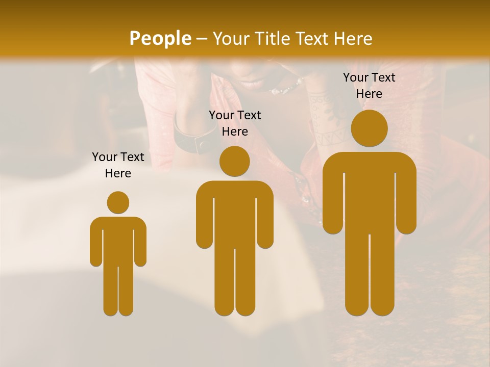 A Woman Covering Her Face In Front Of A Man PowerPoint Template