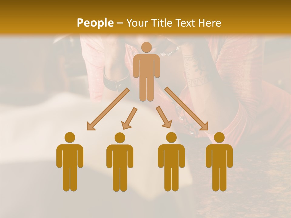 A Woman Covering Her Face In Front Of A Man PowerPoint Template