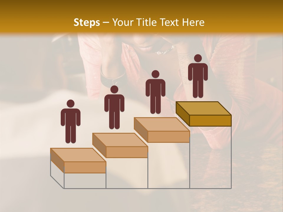 A Woman Covering Her Face In Front Of A Man PowerPoint Template