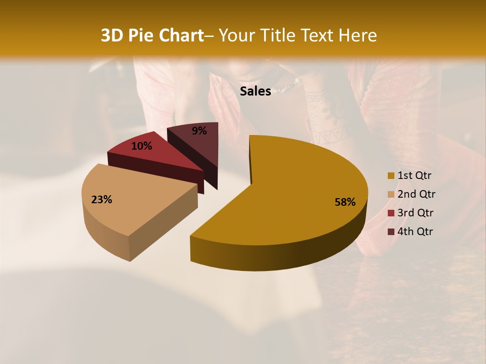 A Woman Covering Her Face In Front Of A Man PowerPoint Template