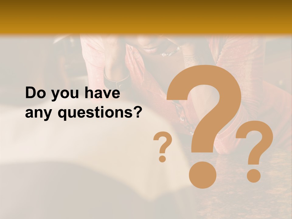 A Woman Covering Her Face In Front Of A Man PowerPoint Template