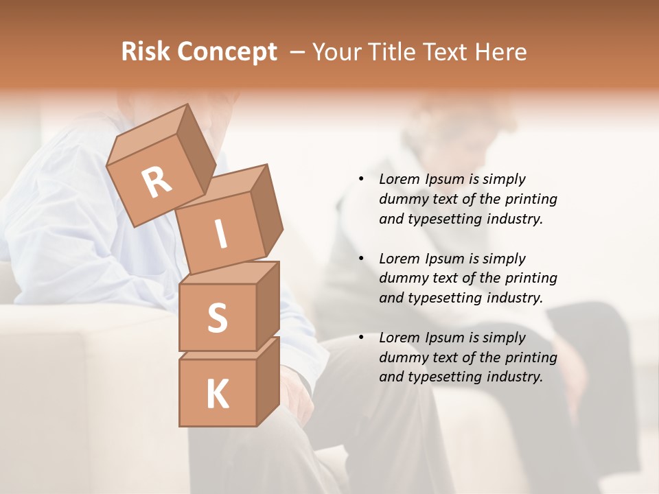 A Man Sitting On A Couch Next To A Woman PowerPoint Template