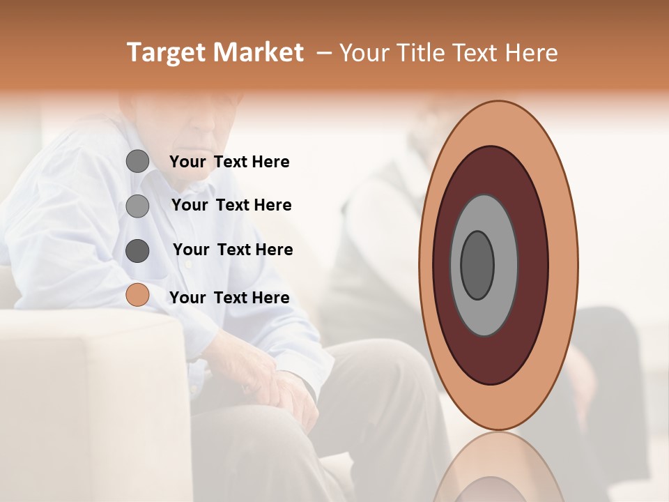 A Man Sitting On A Couch Next To A Woman PowerPoint Template