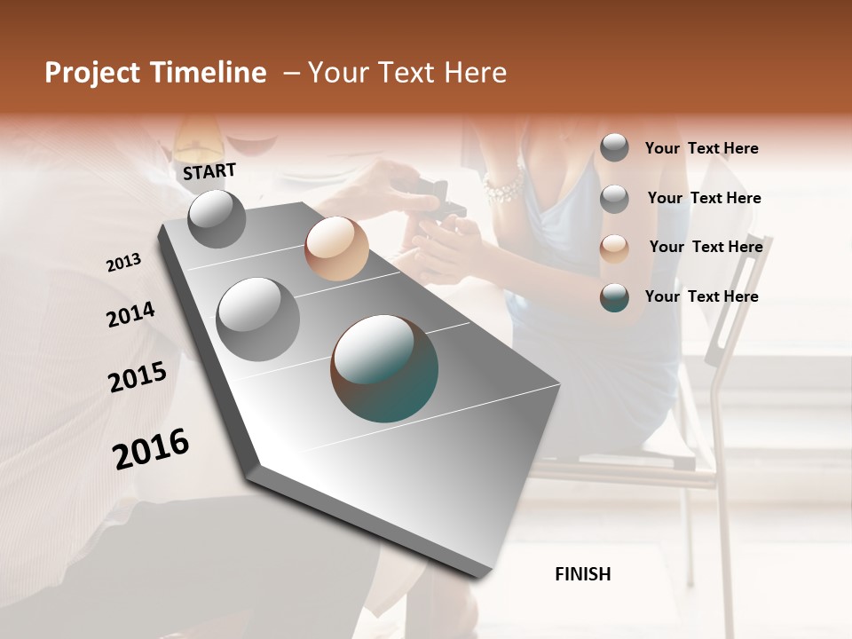 A Man And A Woman Sitting At A Table With A Bottle Of Wine PowerPoint Template