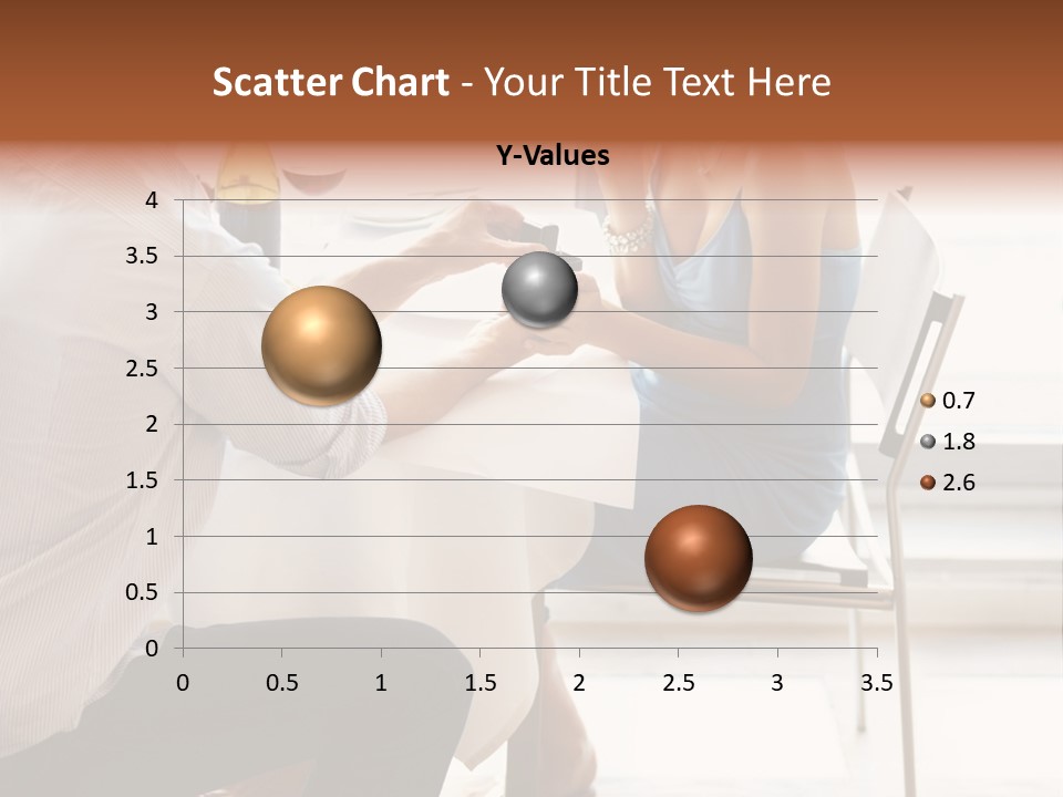 A Man And A Woman Sitting At A Table With A Bottle Of Wine PowerPoint Template