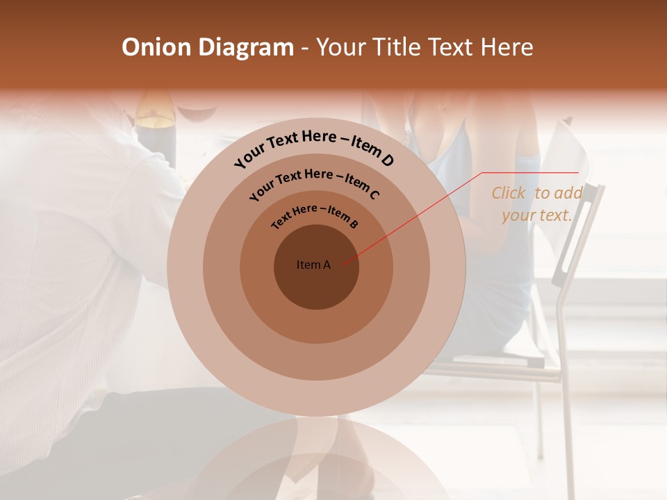 A Man And A Woman Sitting At A Table With A Bottle Of Wine PowerPoint Template