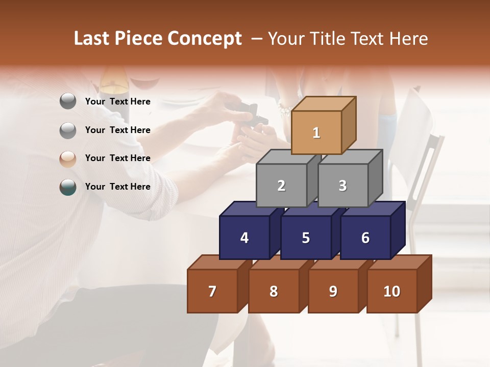 A Man And A Woman Sitting At A Table With A Bottle Of Wine PowerPoint Template