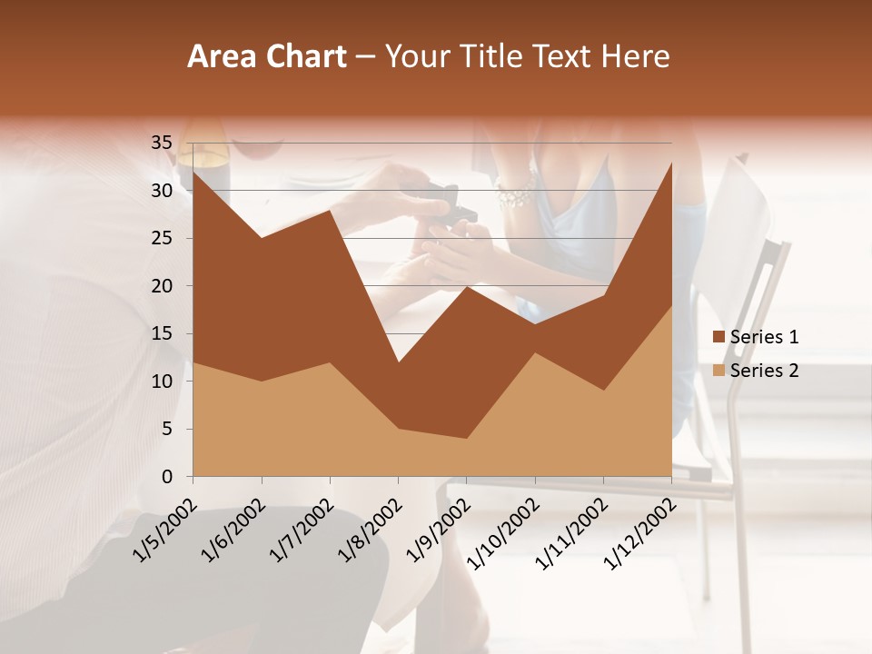 A Man And A Woman Sitting At A Table With A Bottle Of Wine PowerPoint Template