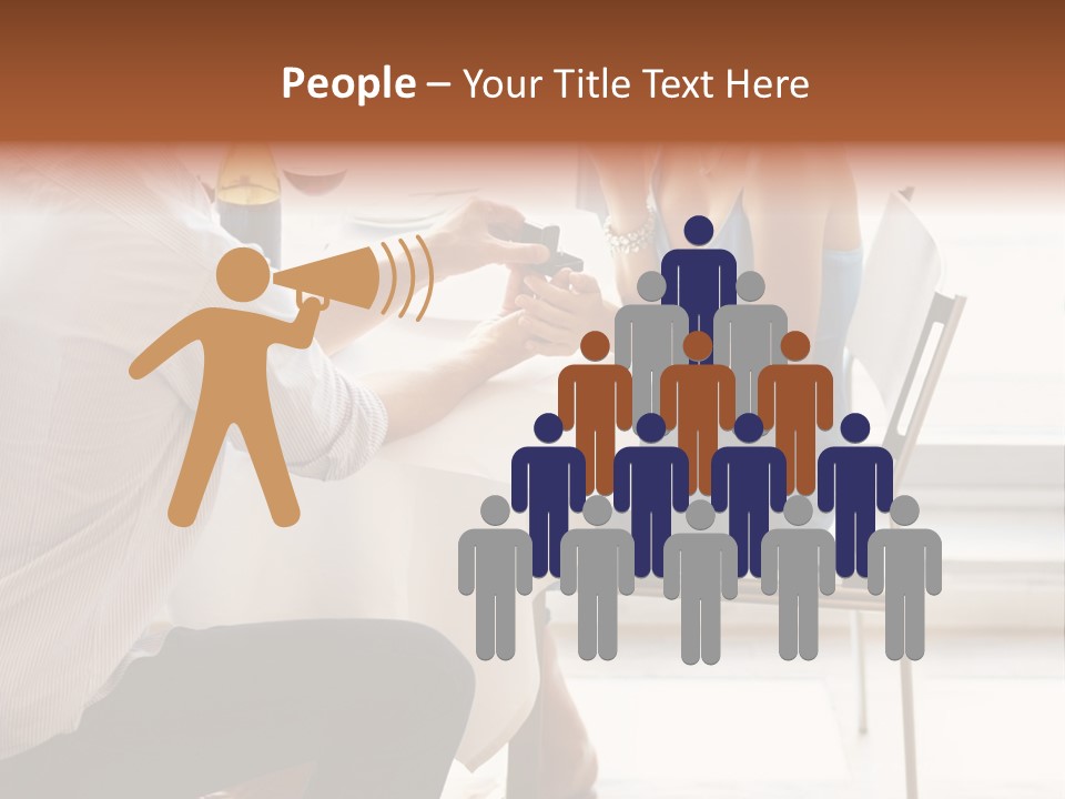 A Man And A Woman Sitting At A Table With A Bottle Of Wine PowerPoint Template