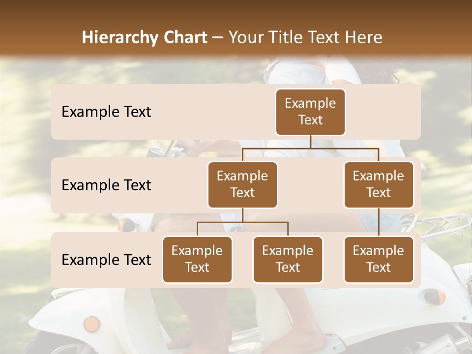A Man And A Woman Riding A Scooter PowerPoint Template