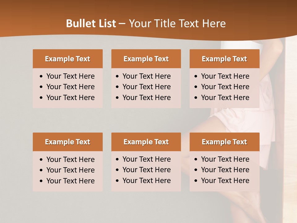 A Woman In A Pink Dress Leaning Against A Wall PowerPoint Template