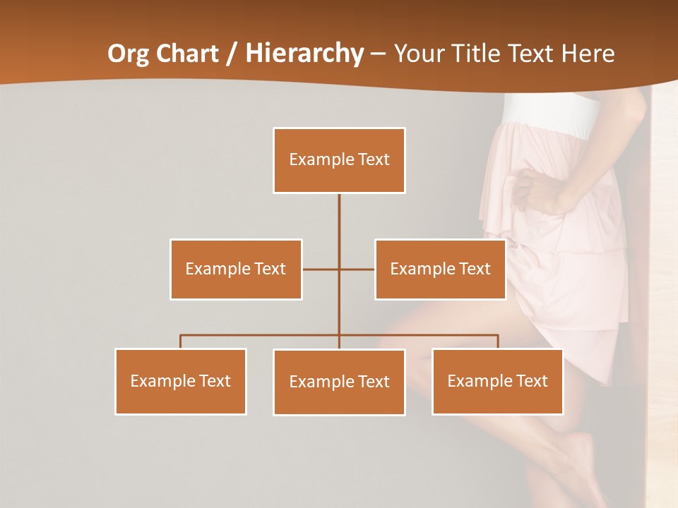 A Woman In A Pink Dress Leaning Against A Wall PowerPoint Template