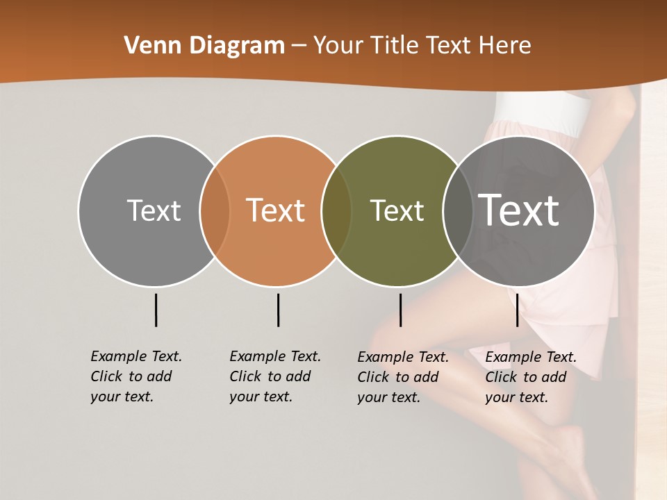 A Woman In A Pink Dress Leaning Against A Wall PowerPoint Template