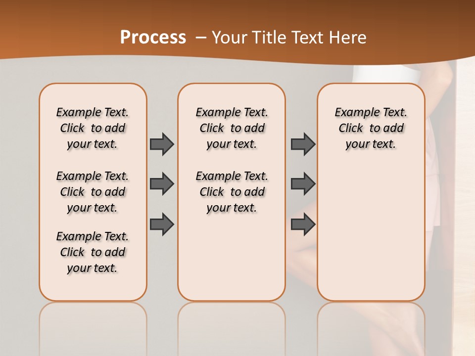 A Woman In A Pink Dress Leaning Against A Wall PowerPoint Template