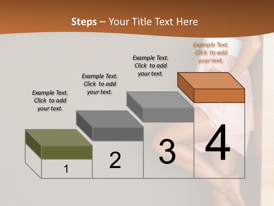 A Woman In A Pink Dress Leaning Against A Wall PowerPoint Template