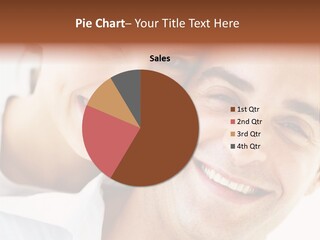 A Man And Woman Are Smiling For The Camera PowerPoint Template