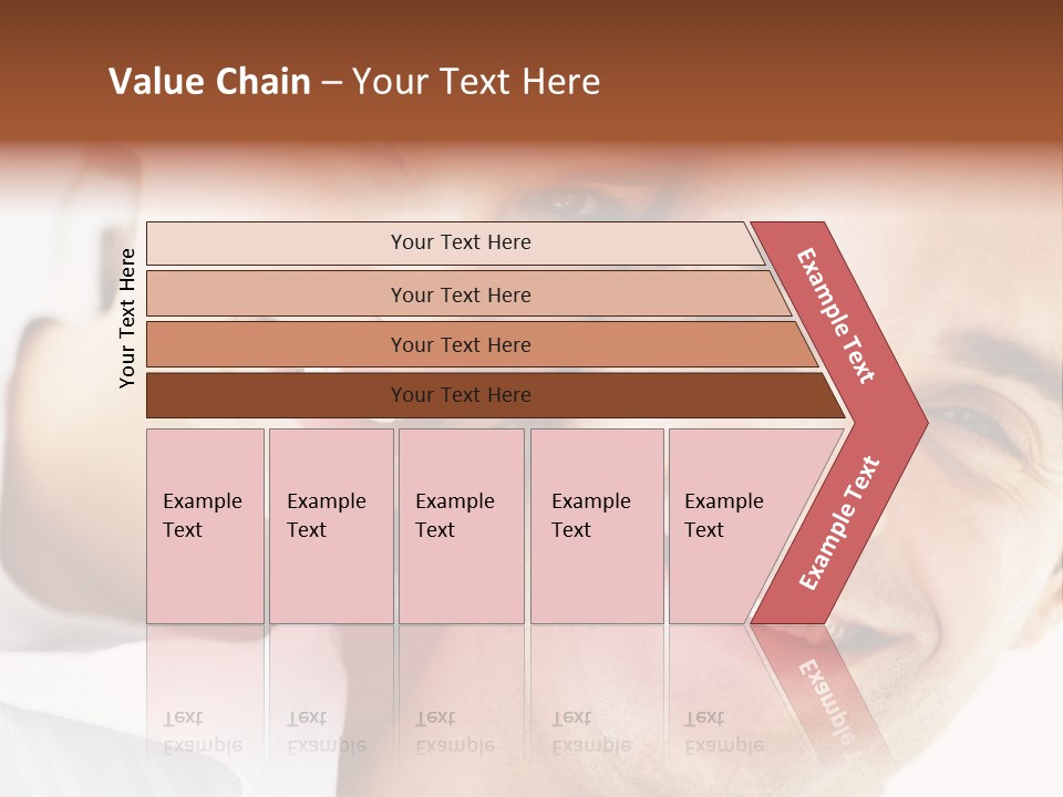 A Man And Woman Are Smiling For The Camera PowerPoint Template