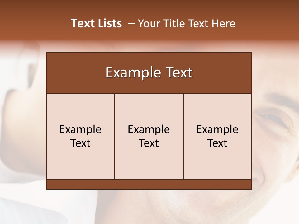 A Man And Woman Are Smiling For The Camera PowerPoint Template