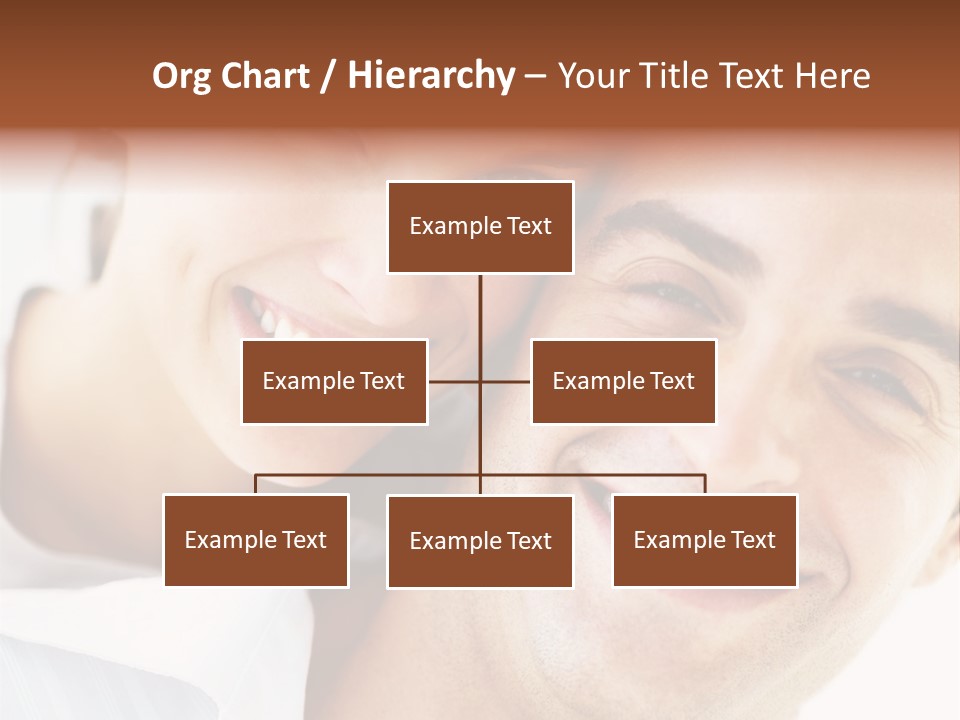 A Man And Woman Are Smiling For The Camera PowerPoint Template