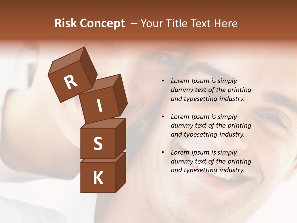 A Man And Woman Are Smiling For The Camera PowerPoint Template