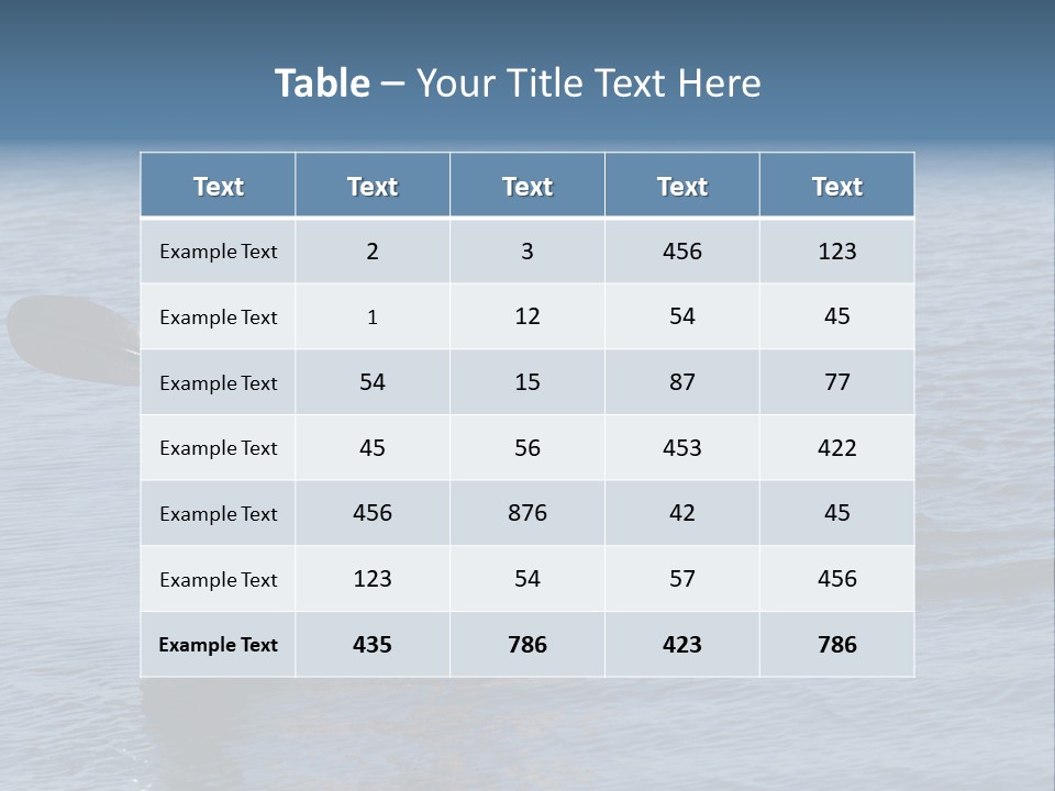 A Man Is Paddling A Kayak In The Water PowerPoint Template