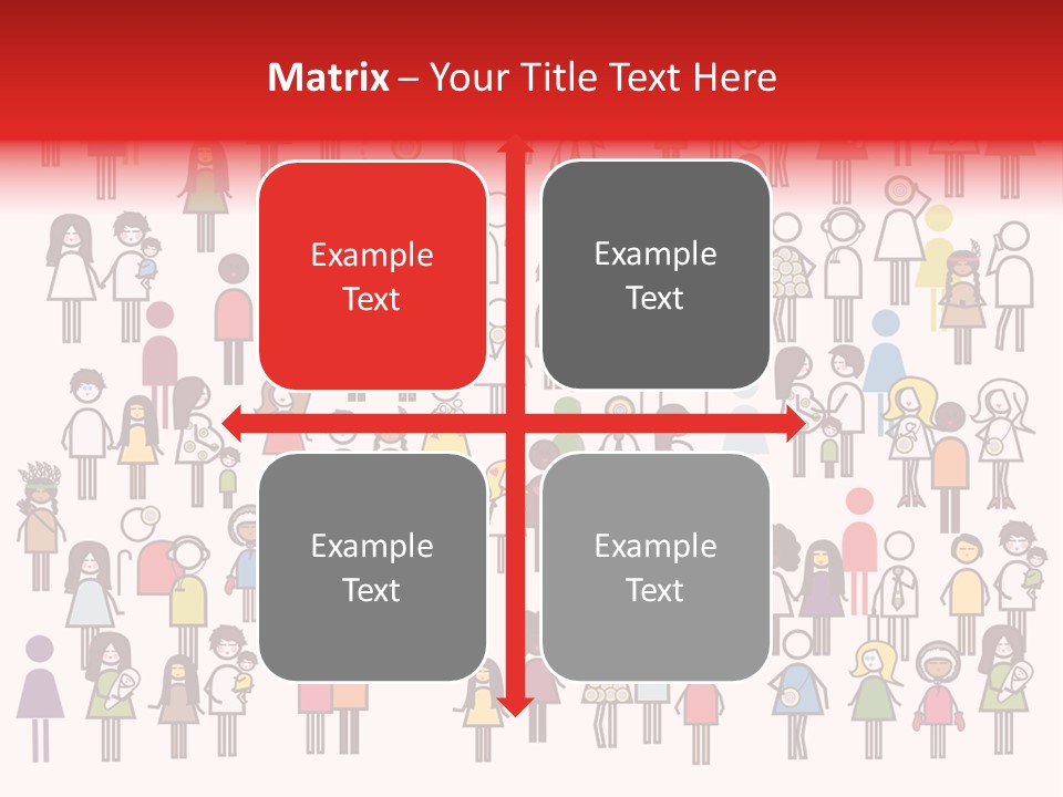 Family Boy Chinese PowerPoint Template