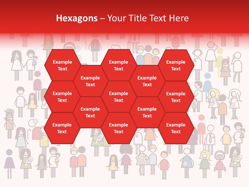 Family Boy Chinese PowerPoint Template