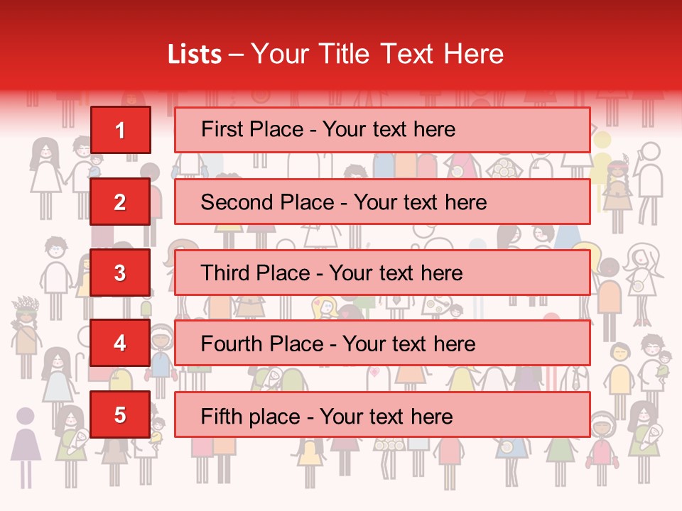 Family Boy Chinese PowerPoint Template