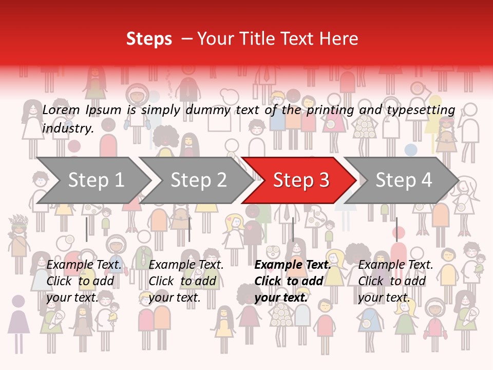Family Boy Chinese PowerPoint Template