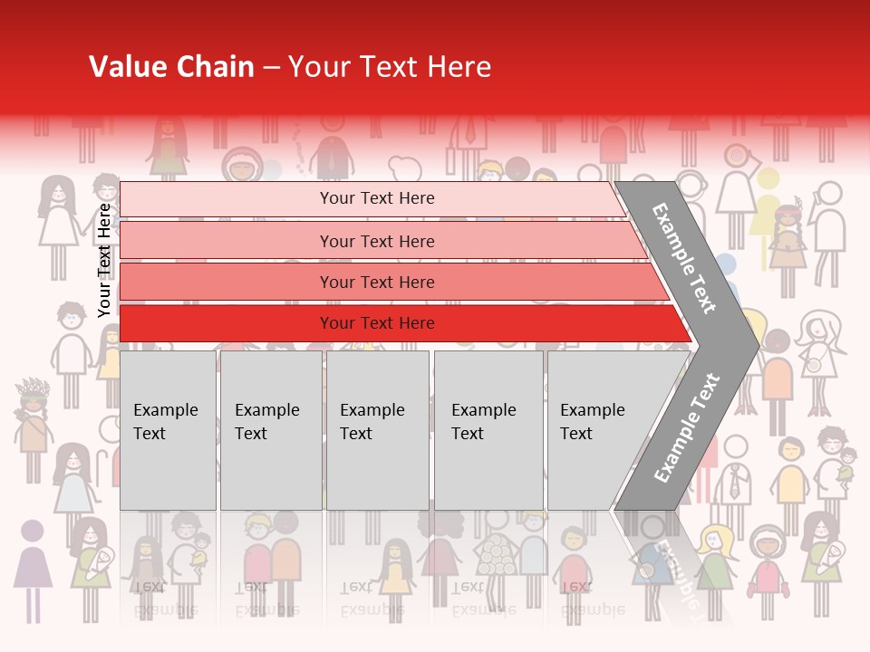 Family Boy Chinese PowerPoint Template