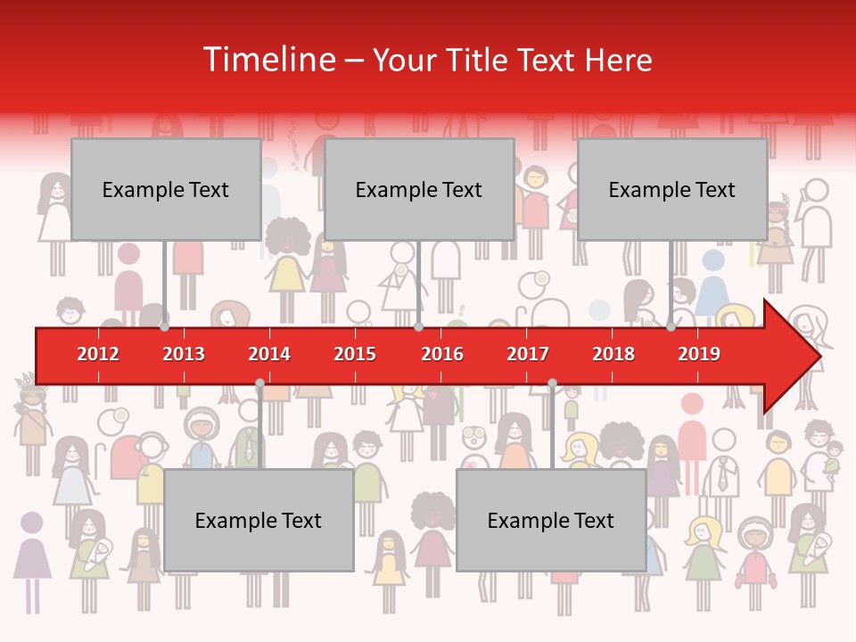 Family Boy Chinese PowerPoint Template