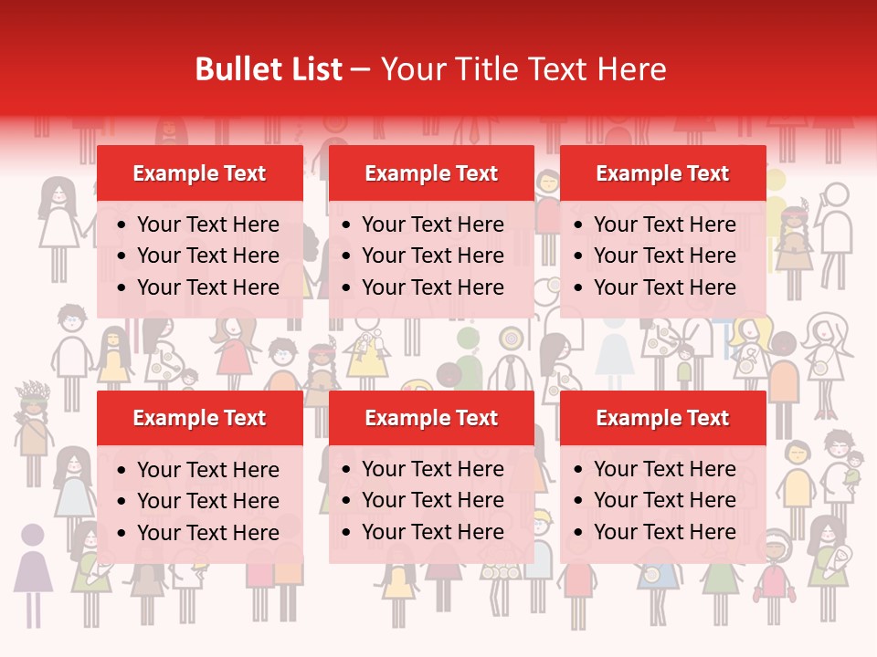 Family Boy Chinese PowerPoint Template