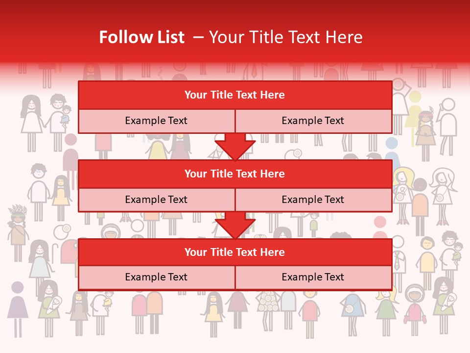 Family Boy Chinese PowerPoint Template