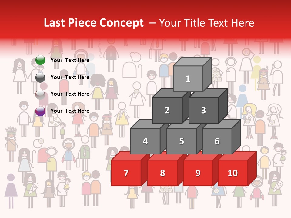 Family Boy Chinese PowerPoint Template