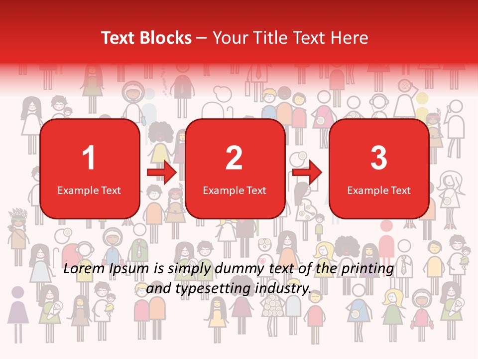 Family Boy Chinese PowerPoint Template