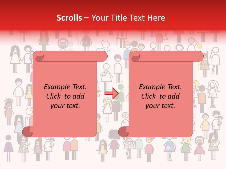 Family Boy Chinese PowerPoint Template